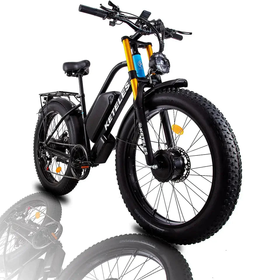 KETELES-XF4000. MTB/City Fat Tire Dual Motor Electric Bike