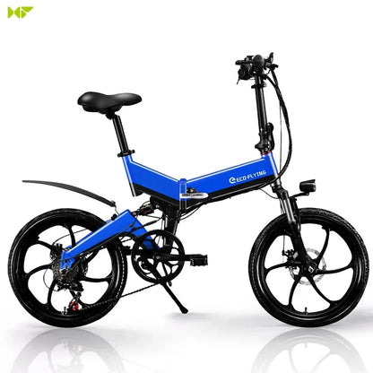 HiFlying-F501: City Folding Electric Bicycle  20in, 250w, 10Ah