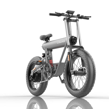 CosWheel-T20 High Quality 20ah, 500W, 20in Fat Tyre Electric Bicycle