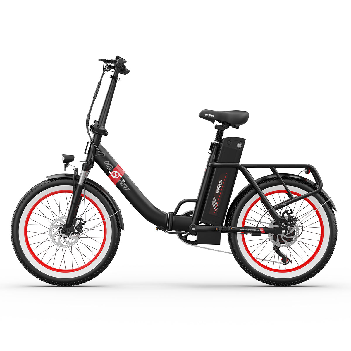 ONESPORT-OT16 City Electric Bike Step-Thru 15.6ah 250W 48V 20in Foldable