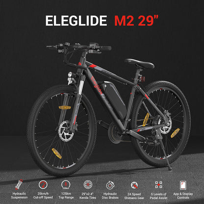 Eleglide-M2, MTB/CITY Electric Bike 15ah 570W Bicycle +APP