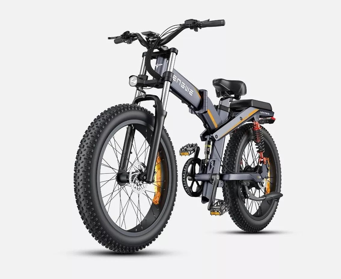 ENGWE X24, Foldable 48V, 19.2ah & 29.2ah, 1000Wa 26in City/MTB Electric Bike