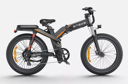 ENGWE X24, Foldable 48V, 19.2ah & 29.2ah, 1000Wa 26in City/MTB Electric Bike