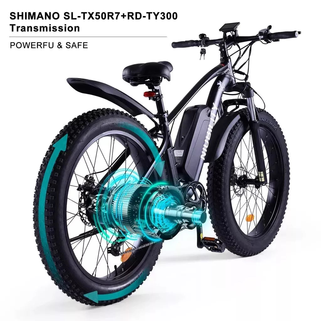 Niubility-B26 Electric Bike Off Road 48V 15ah 1000Wa MTB Quality Bicycle 26in