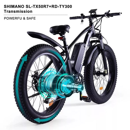 Niubility-B26 Electric Bike Off Road 48V 15ah 1000Wa MTB Quality Bicycle 26in