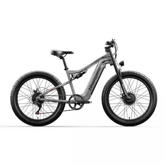 Shengmilo-S600 MTB Electric Bike 48V 2000Wa 17.5AH Pedelec LongRang Full Suspens