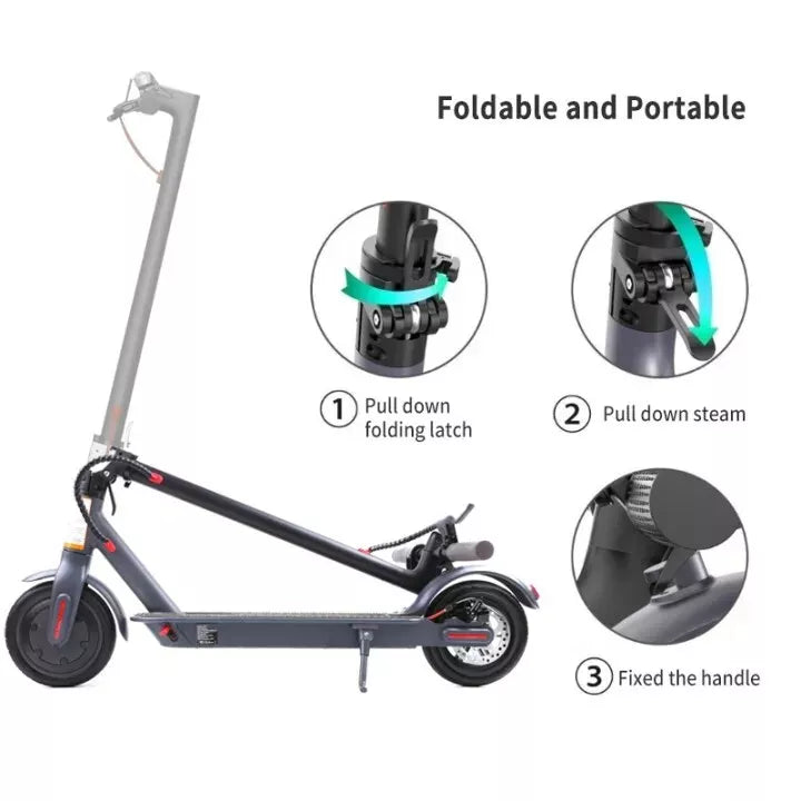 SUNNIGOO-N7PRO. High Quality 350W 10.4ah 8.5in Folding Electric Scooter With APP