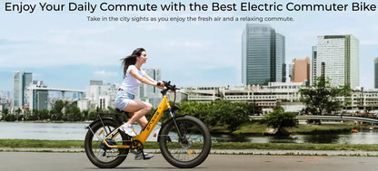 ENGWE E26 StepThru 250W 16ah 48V City Fat Tire Electric Bike