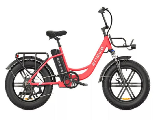 ENGWE L20 Foldable City Electric Bike Fat Tyre Bicycles 250W 13Ah 20"4in, 48V