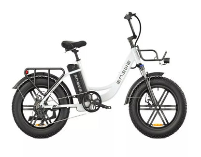 ENGWE L20 Foldable City Electric Bike Fat Tyre Bicycles 250W 13Ah 20"4in, 48V