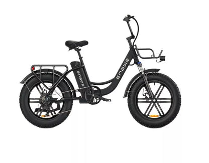 ENGWE L20 Foldable City Electric Bike Fat Tyre Bicycles 250W 13Ah 20"4in, 48V